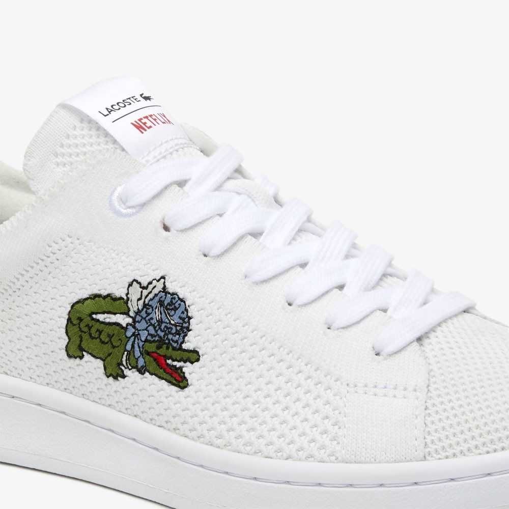 Lacoste Netflix Bridgerton Carnaby Piquee Vita Ljusblå | CILAS-8120