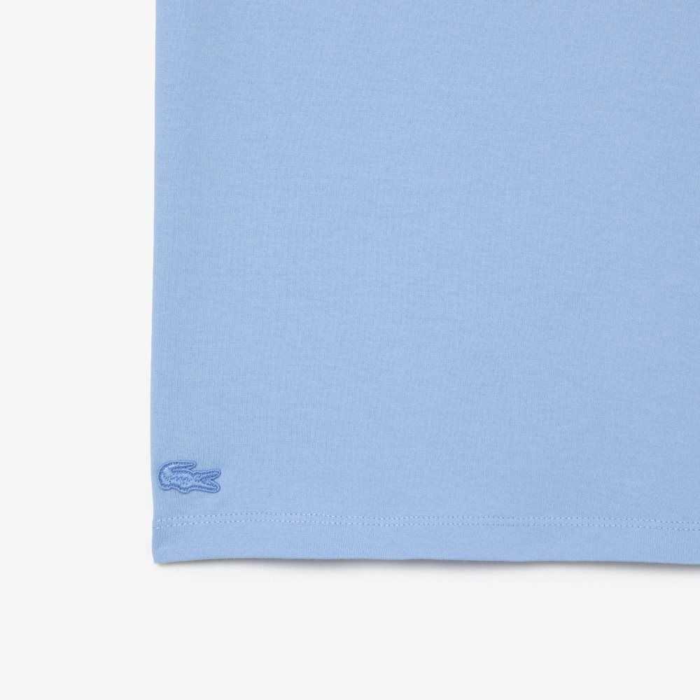 Lacoste Netflix Organic Bomull Jersey T-Shirt Blå | OVGUZ-6354