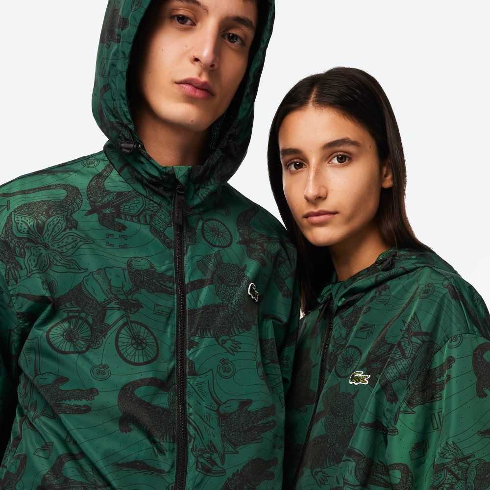 Lacoste Netflix Printed Hooded Olika Färger | JRNPX-2415