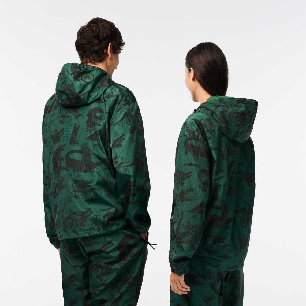 Lacoste Netflix Printed Hooded Olika Färger | JRNPX-2415