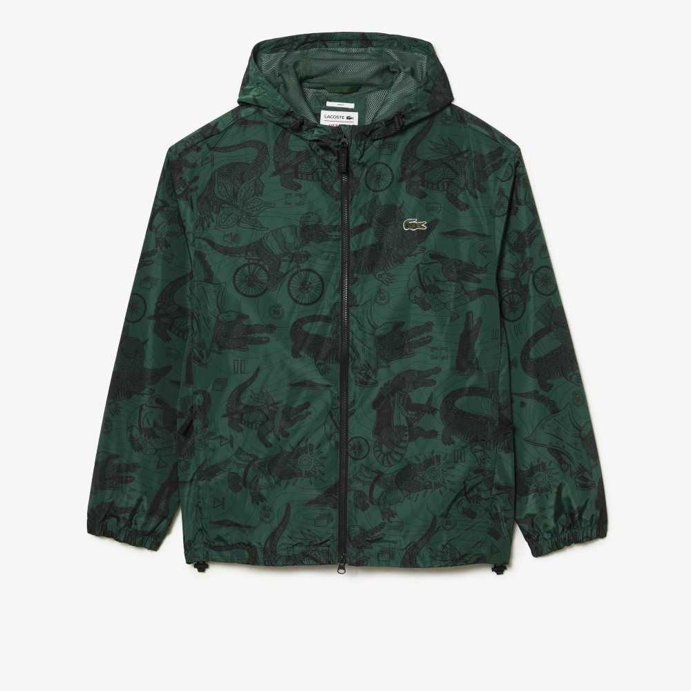 Lacoste Netflix Printed Hooded Olika Färger | JRNPX-2415