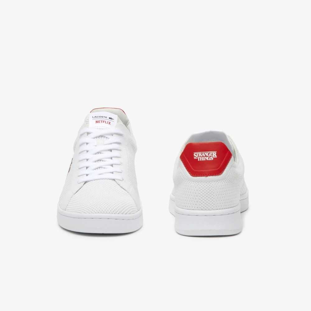 Lacoste Netflix Stranger Things Carnaby Piquee Vita Röda | NEFOU-5809