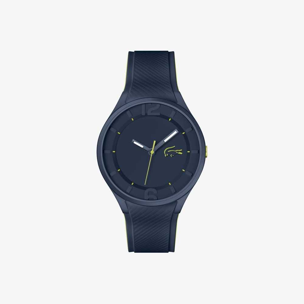 Lacoste Ollie 3 Hands Blue Silikon Blå | AUMQN-8309