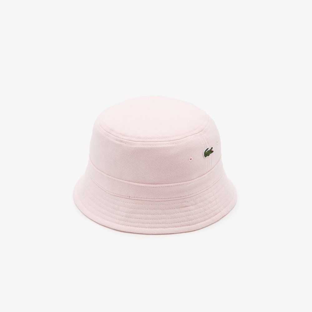 Lacoste Organic Bomull Bucket Ljusrosa | BUFYQ-2538