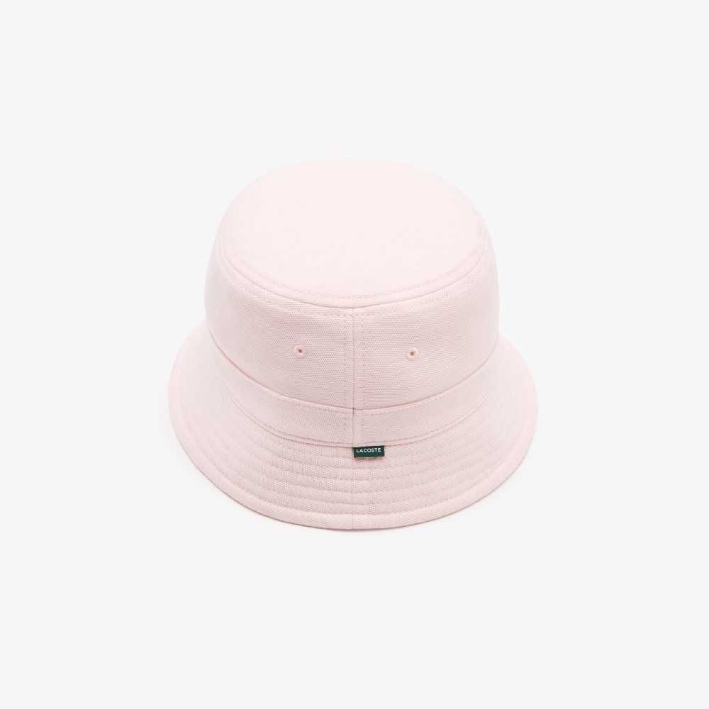 Lacoste Organic Bomull Bucket Ljusrosa | BUFYQ-2538