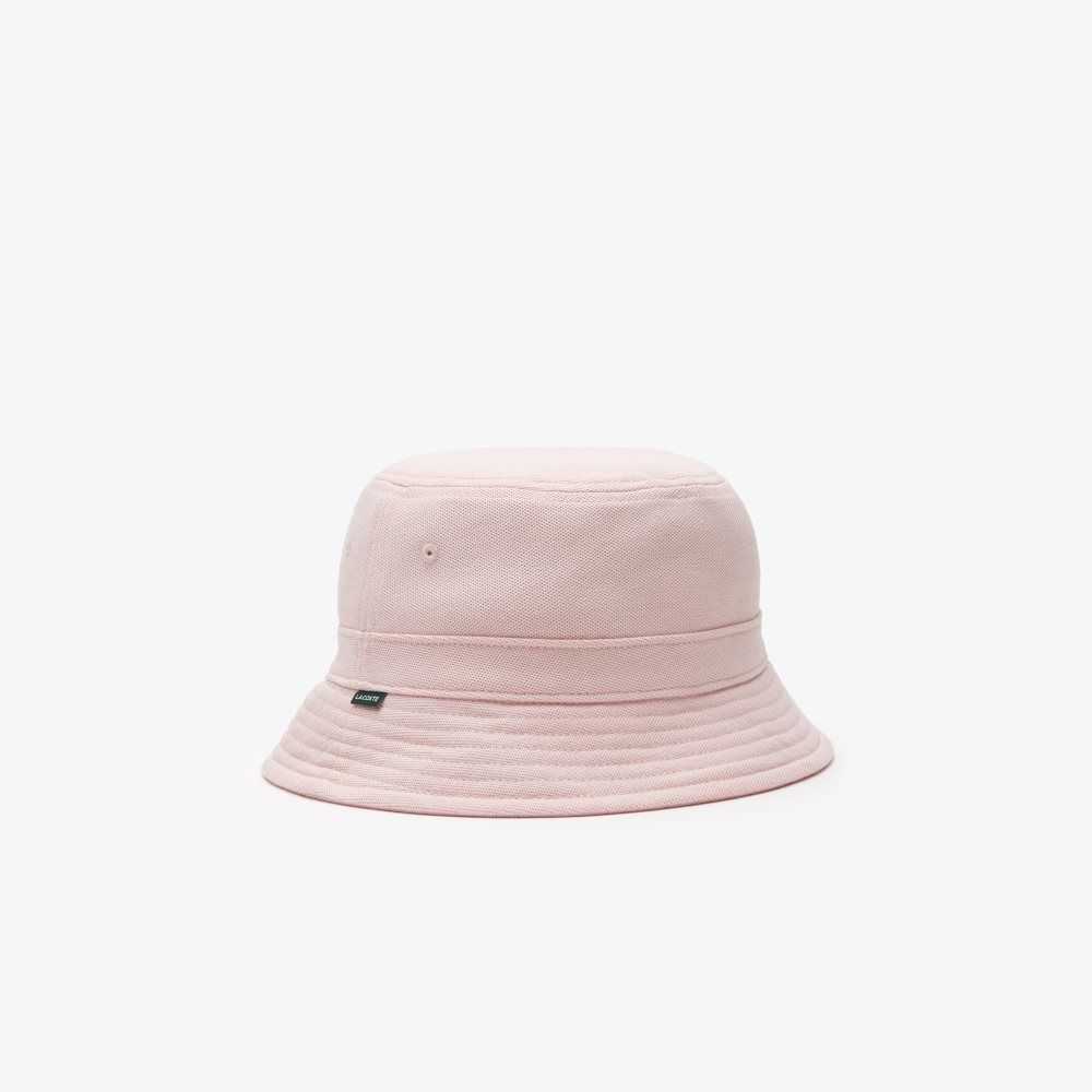 Lacoste Organic Bomull Bucket Rosa | IRFXK-3175