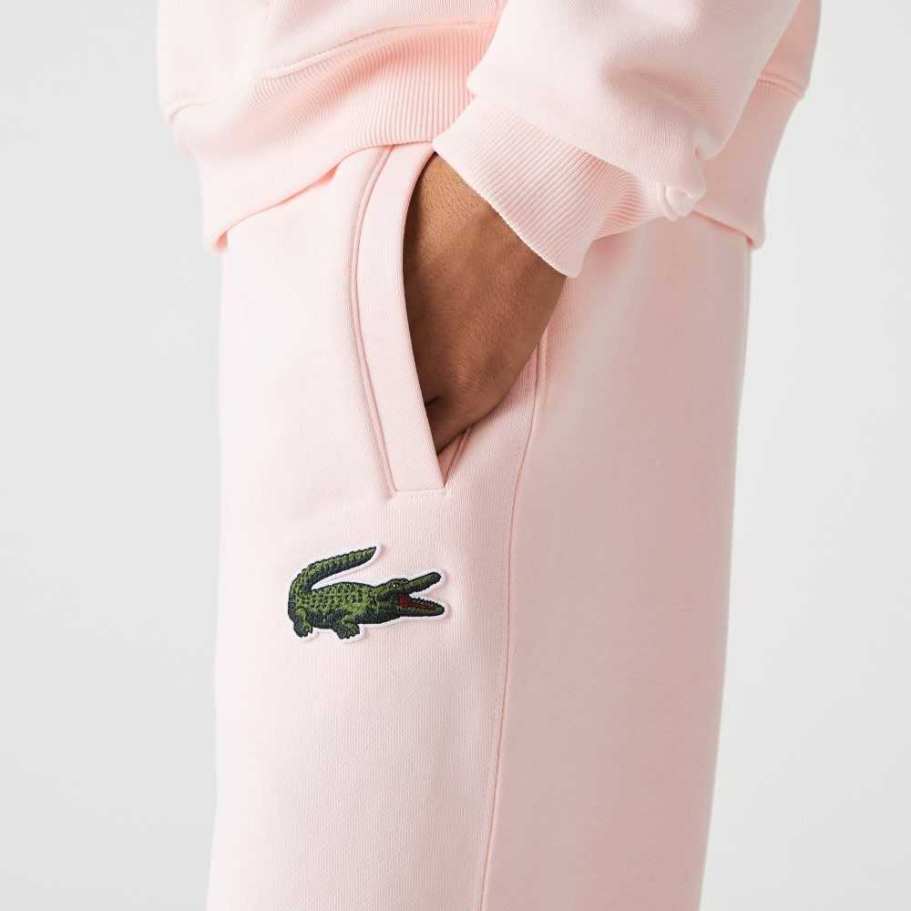 Lacoste Organic Bomull Fleece Ljusrosa | DULHJ-2589