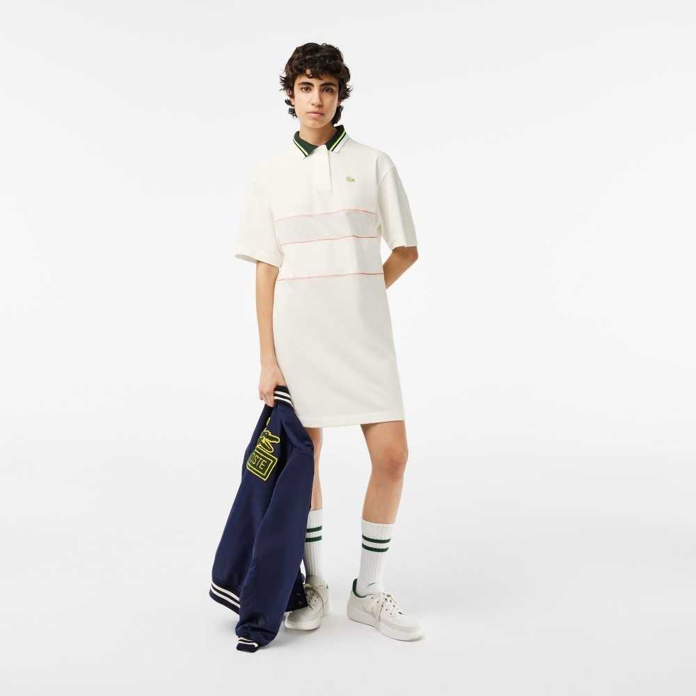 Lacoste Organic Bomull French Made Polo Vita | GBHJS-0592