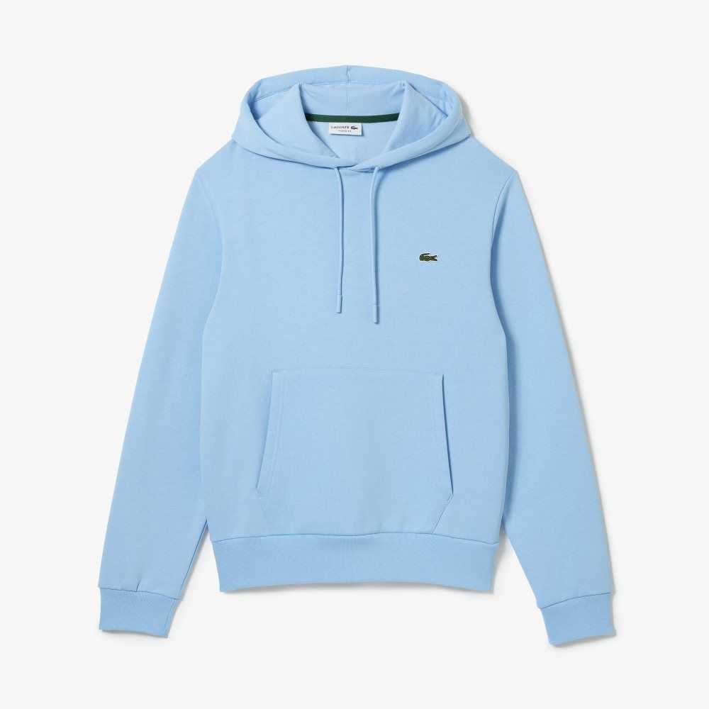 Lacoste Organic Bomull Hooded Blå | ATXSQ-0456