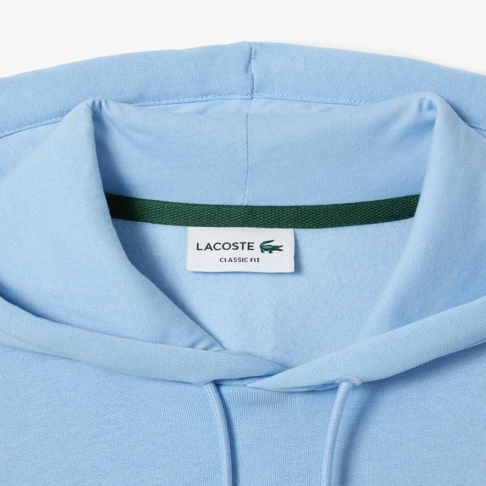 Lacoste Organic Bomull Hooded Blå | ATXSQ-0456