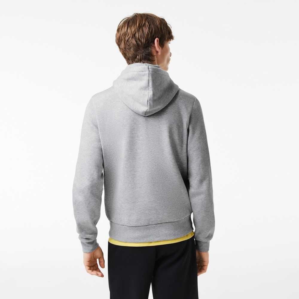 Lacoste Organic Bomull Hooded Grå | TPWBN-6297