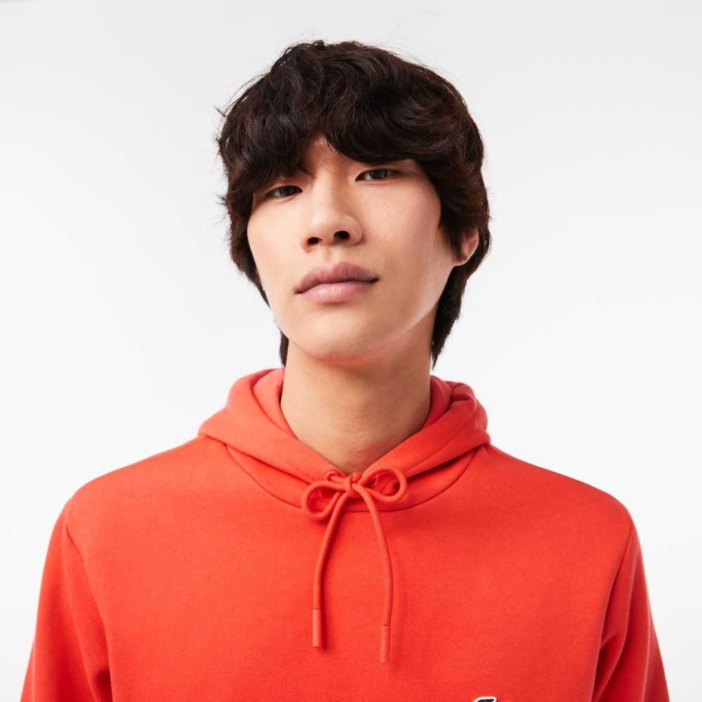 Lacoste Organic Bomull Hooded Orange | ZLACF-7952