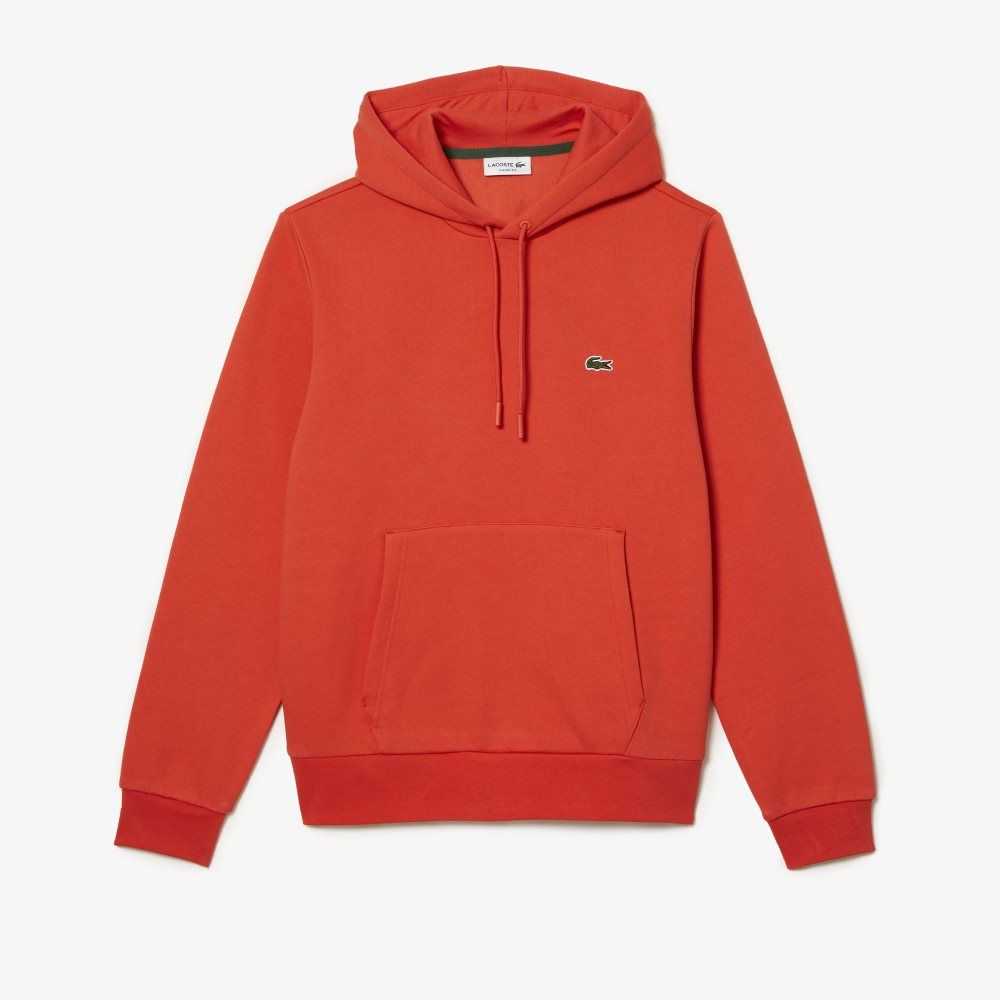 Lacoste Organic Bomull Hooded Orange | ZLACF-7952