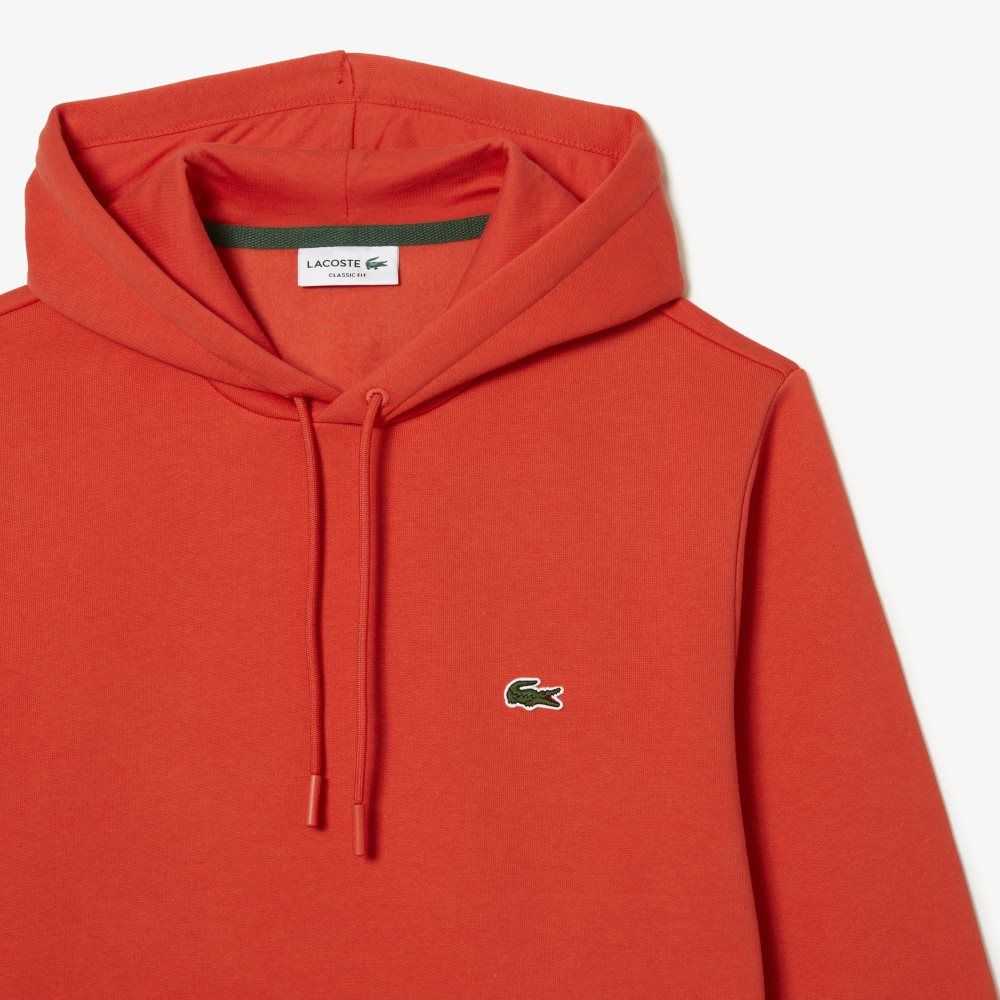 Lacoste Organic Bomull Hooded Orange | ZLACF-7952