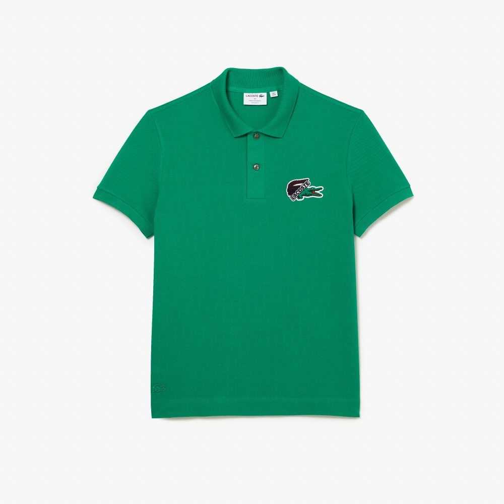 Lacoste Organic Bomull Pique Gröna | SUEPA-0276