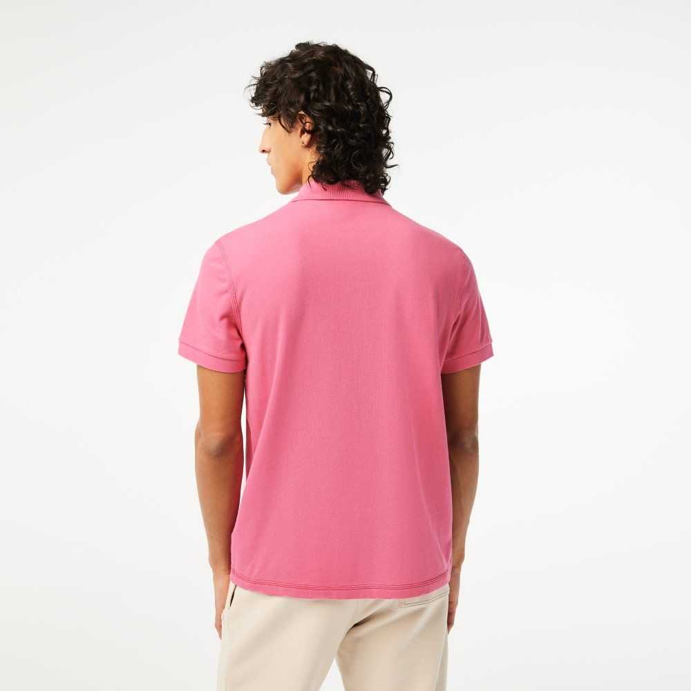 Lacoste Organic Bomull Printed Rosa | PQCYX-4653