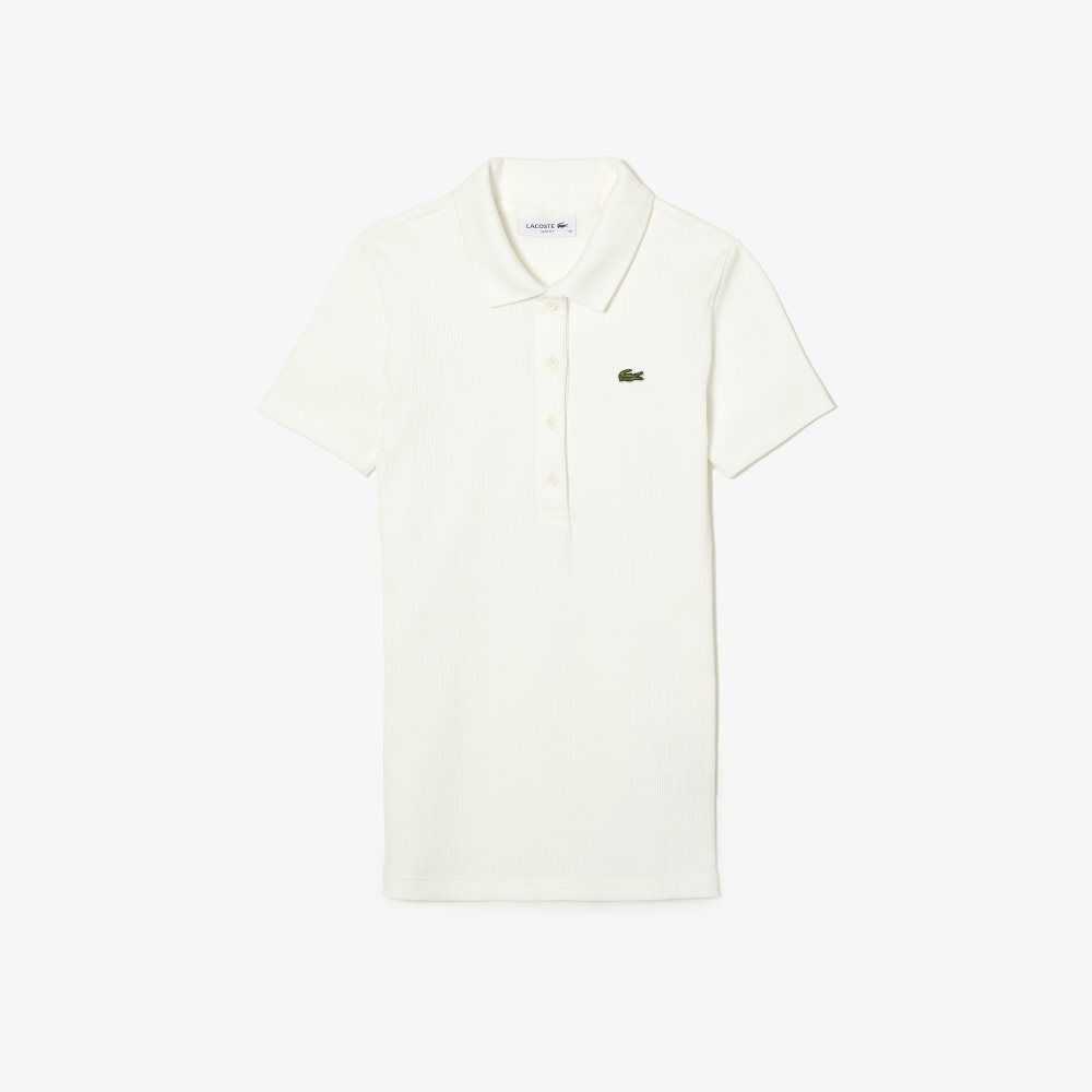 Lacoste Organic Bomull Vita | NFTPB-7391