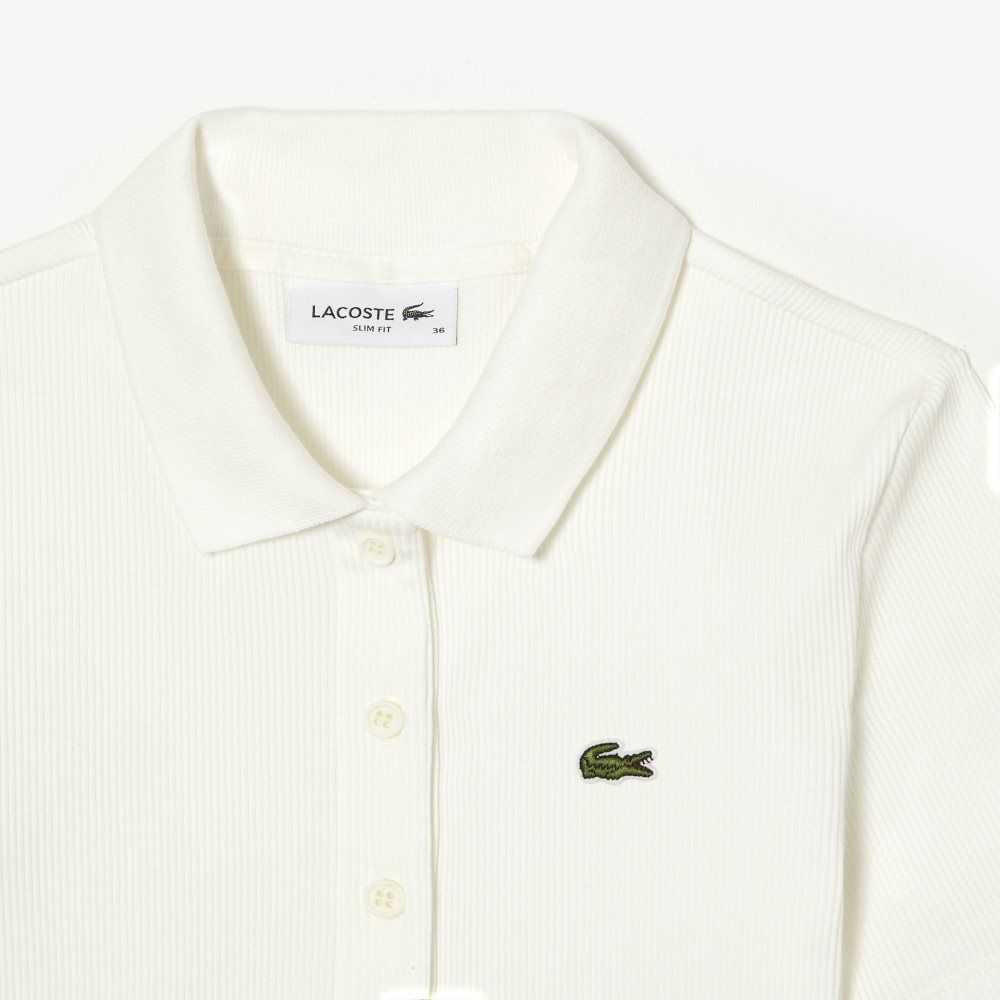 Lacoste Organic Bomull Vita | NFTPB-7391