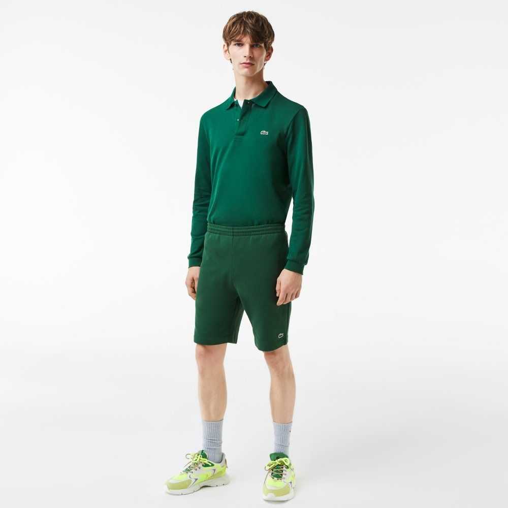 Lacoste Organic Brushed Bomull Fleece Gröna | QZXBG-1326