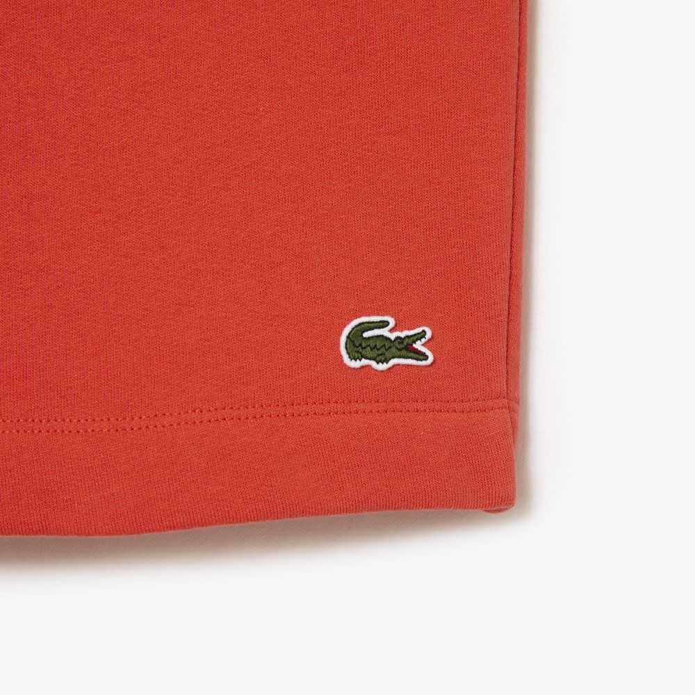 Lacoste Organic Brushed Bomull Fleece Orange | BUCYJ-5407