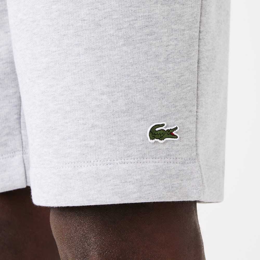 Lacoste Organic Brushed Bomull Fleece Shorts Grå | MWQRZ-5621