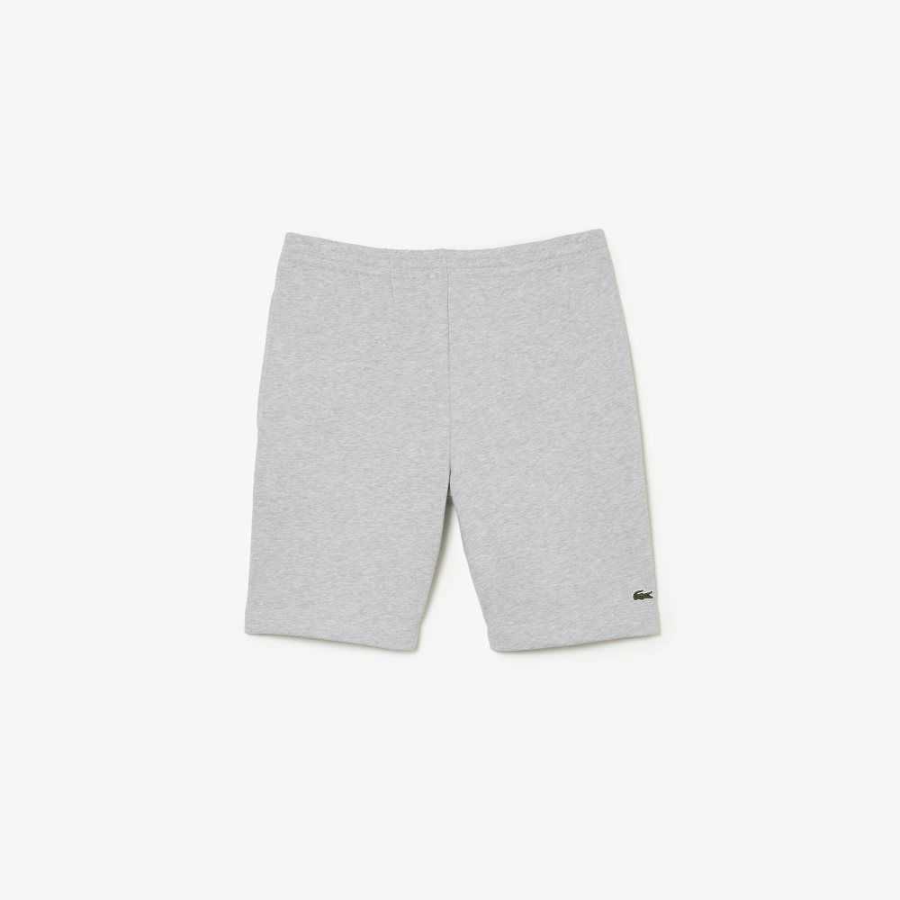 Lacoste Organic Brushed Bomull Fleece Shorts Grå | MWQRZ-5621