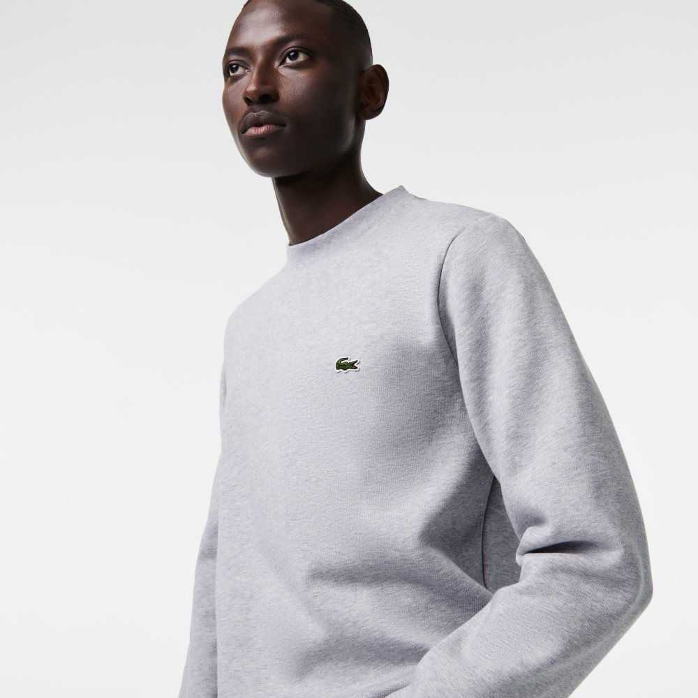 Lacoste Organic Brushed Bomull Grå | HOIQK-6982