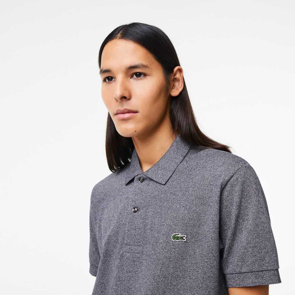 Lacoste Original L.12.12 Heathered Petit Pique Bomull Grå | WOUKN-2596