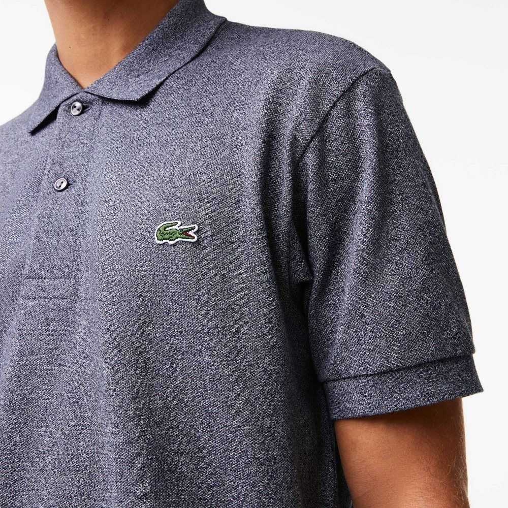 Lacoste Original L.12.12 Heathered Petit Pique Bomull Grå | WOUKN-2596