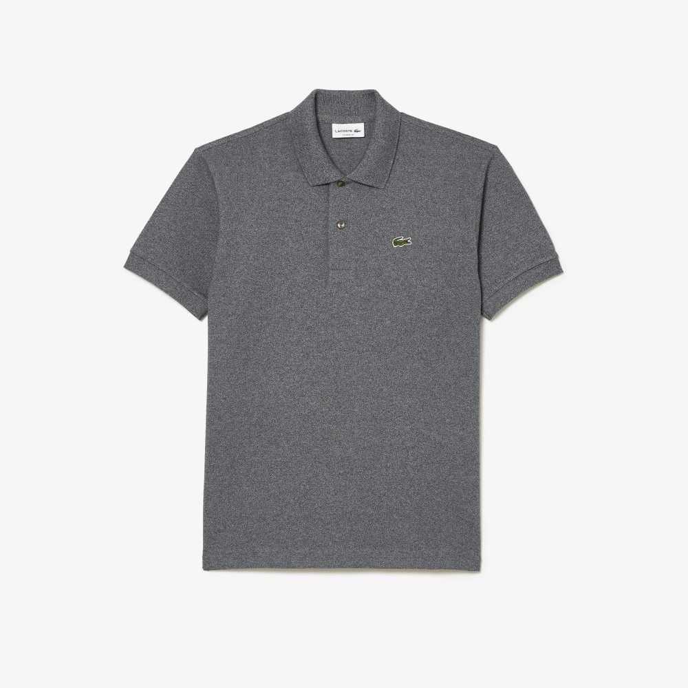 Lacoste Original L.12.12 Heathered Petit Pique Bomull Grå | WOUKN-2596