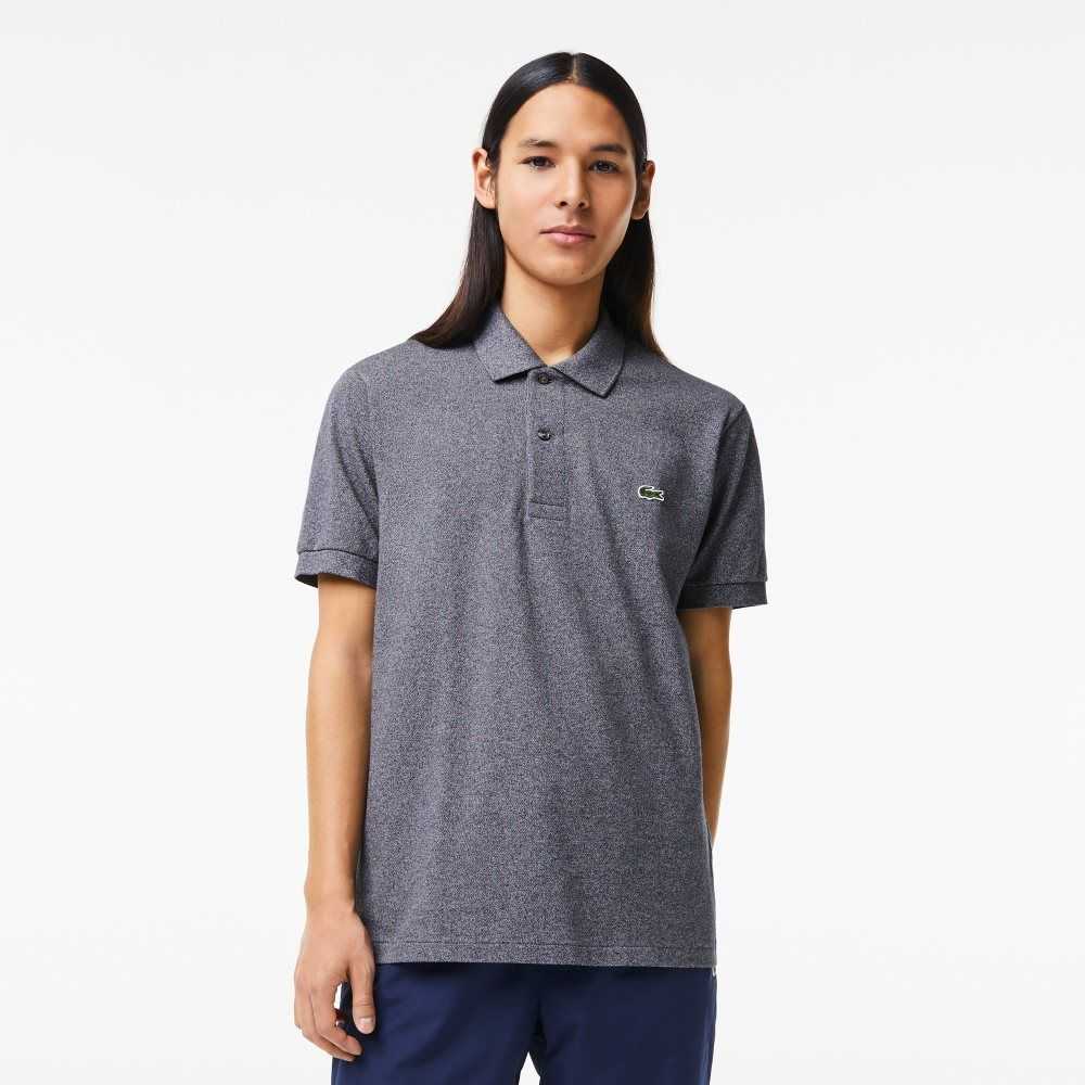 Lacoste Original L.12.12 Heathered Petit Pique Bomull Grå | WOUKN-2596