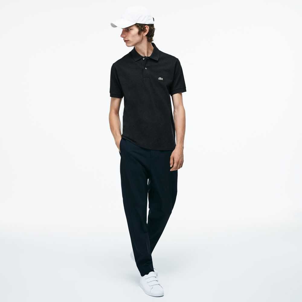 Lacoste Original L.12.12 Heathered Petit Pique Bomull Grå | ZCHTN-0592