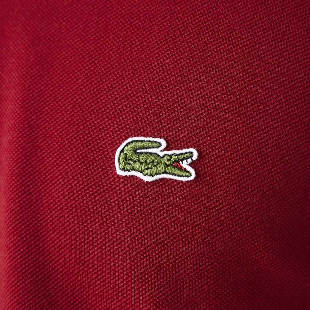 Lacoste Original L.12.12 Long Sleeve Bomull Vinröda | FZVBE-2839