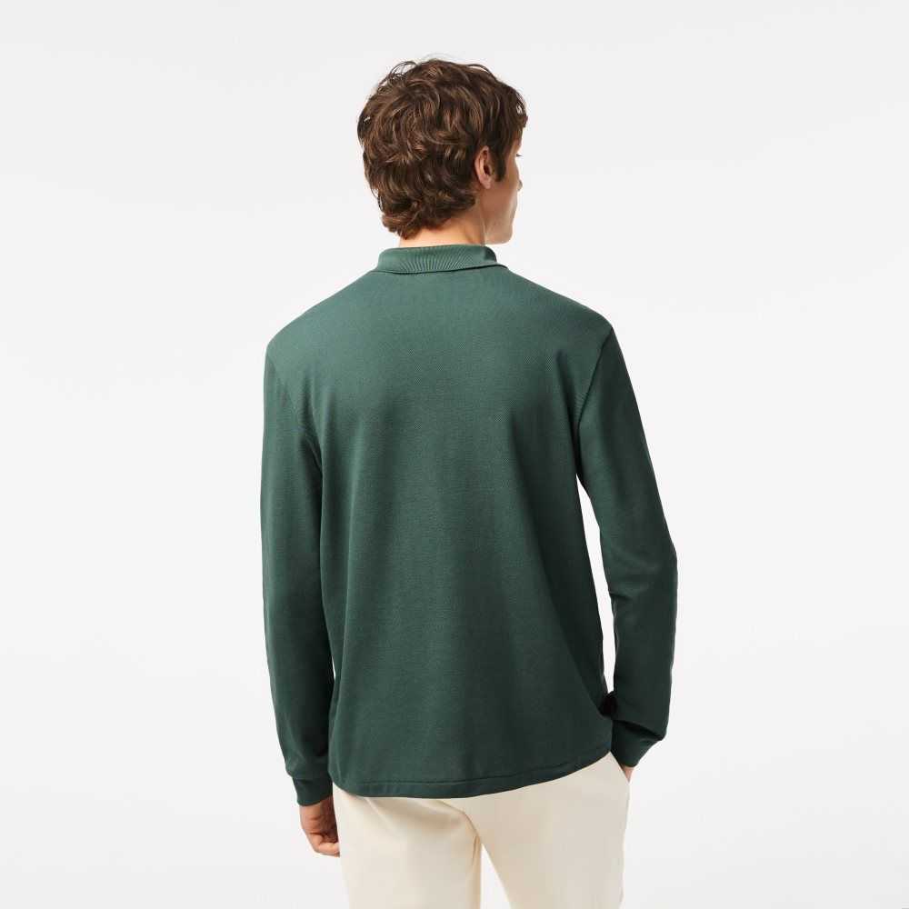 Lacoste Original L.12.12 Long Sleeve Bomull Gröna | PTAWK-7512