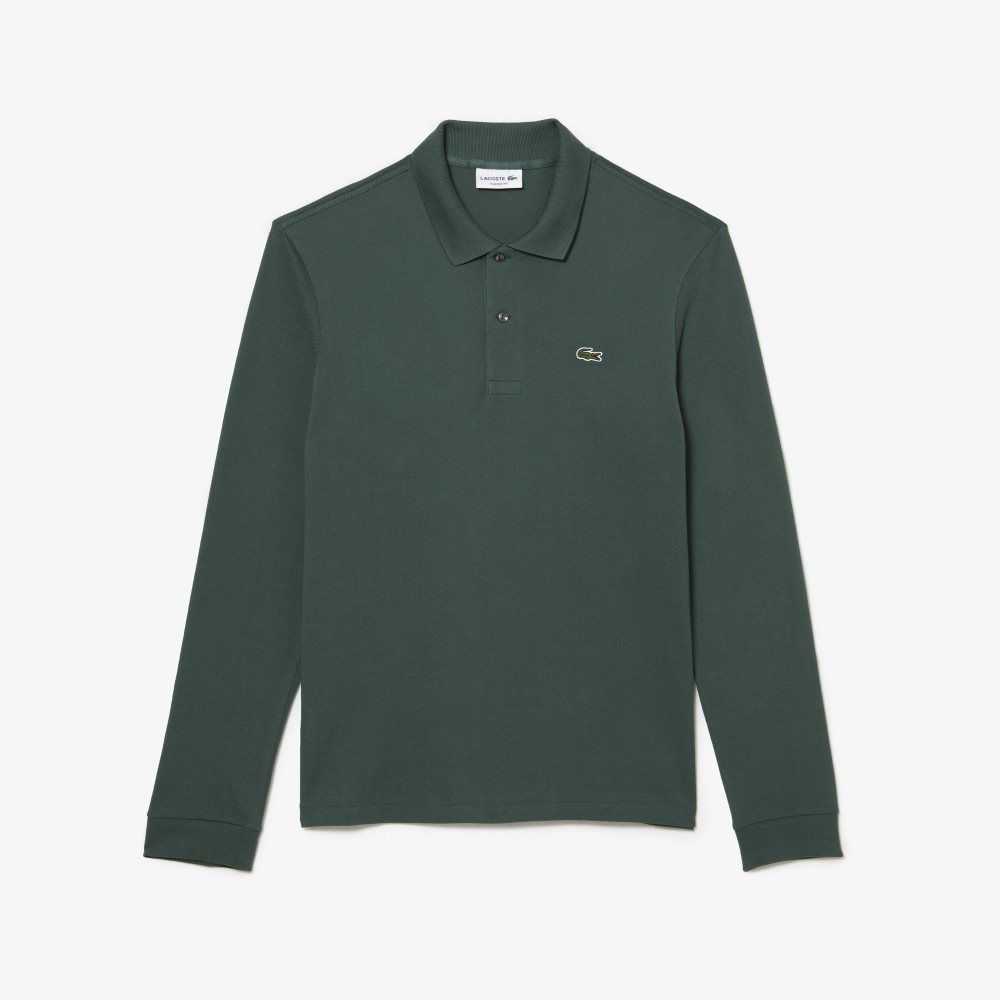 Lacoste Original L.12.12 Long Sleeve Bomull Gröna | PTAWK-7512