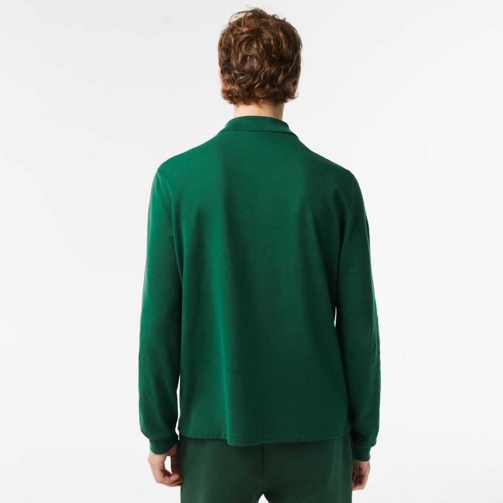 Lacoste Original L.12.12 Long Sleeve Bomull Gröna | YIFHG-1936