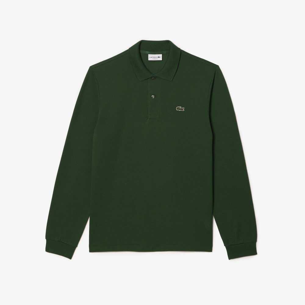 Lacoste Original L.12.12 Long Sleeve Bomull Gröna | YIFHG-1936