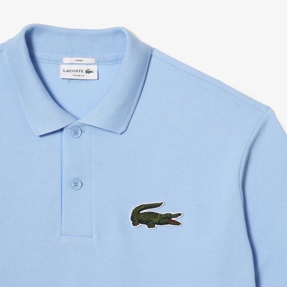 Lacoste Original L.12.12 Loose fit 80's crocodile Blå | HMJBQ-9371