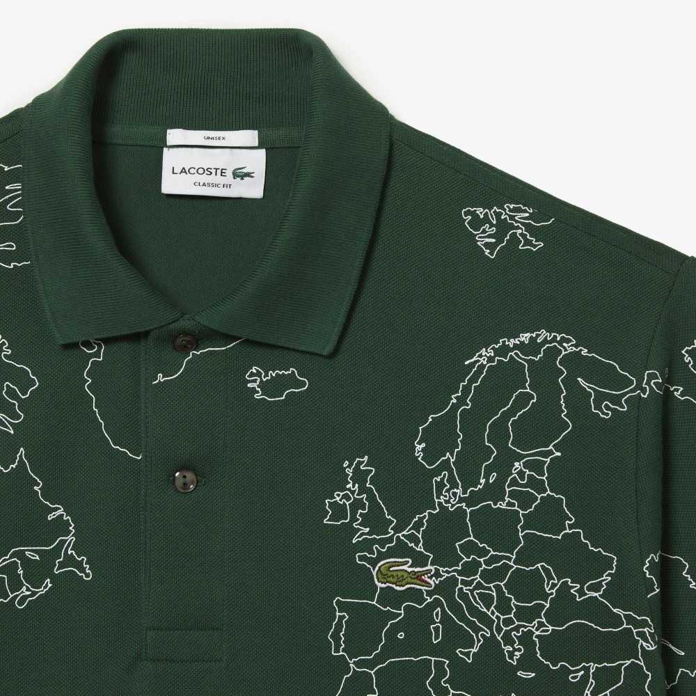 Lacoste Original L.12.12 Planisphere Gröna | YHDEA-2395