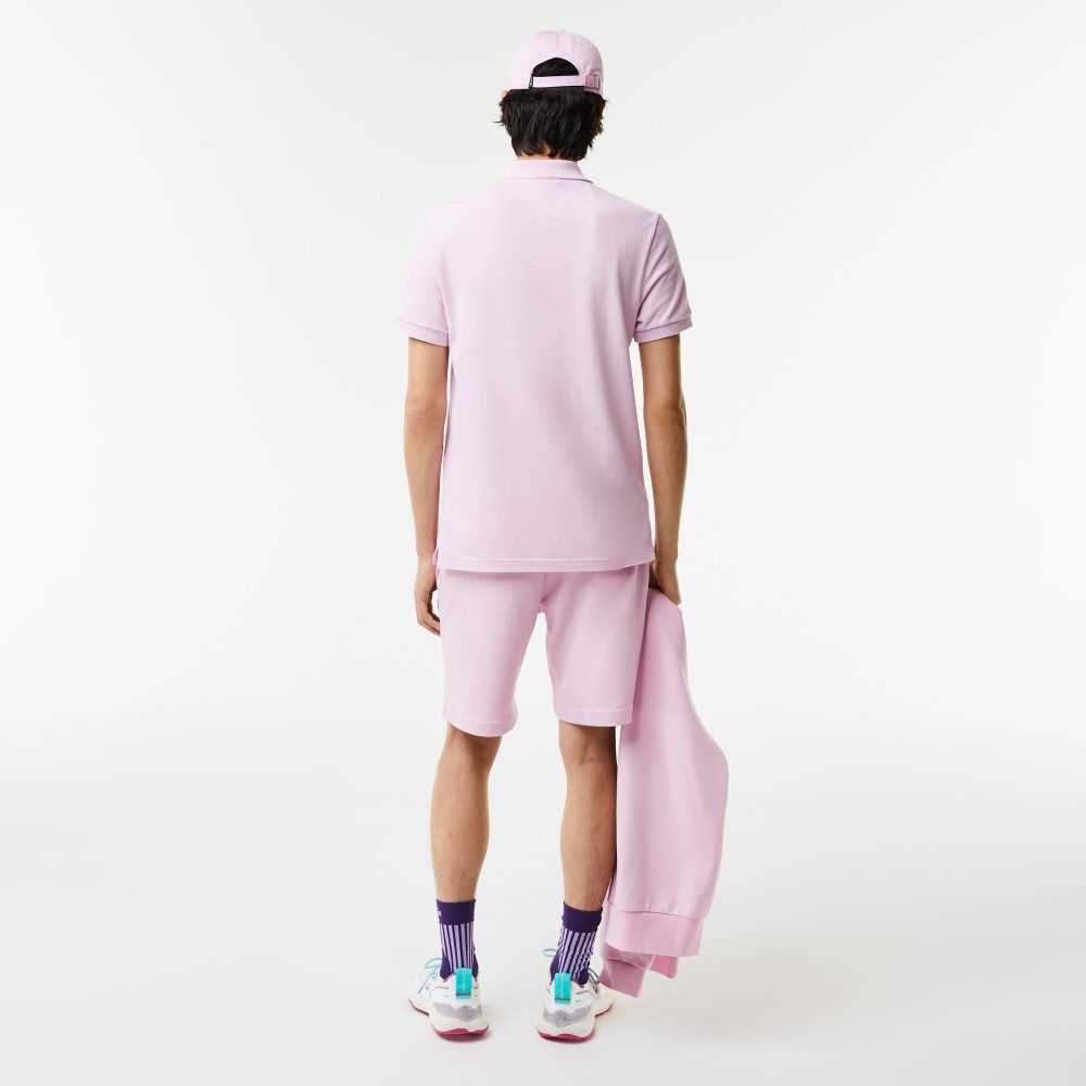 Lacoste Original L.12.12 Slim Fit Petit Pique Bomull Rosa | ABWXS-4103