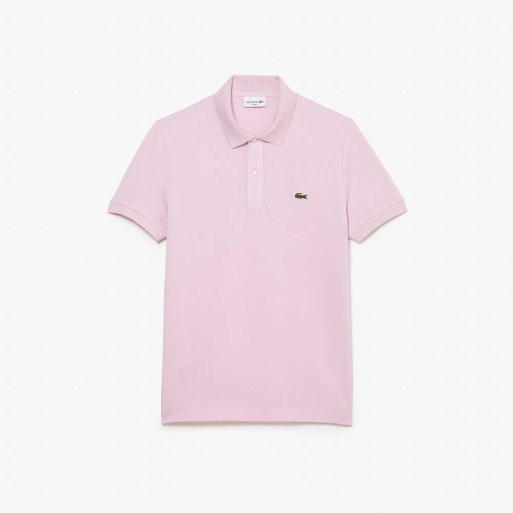 Lacoste Original L.12.12 Slim Fit Petit Pique Bomull Rosa | ABWXS-4103