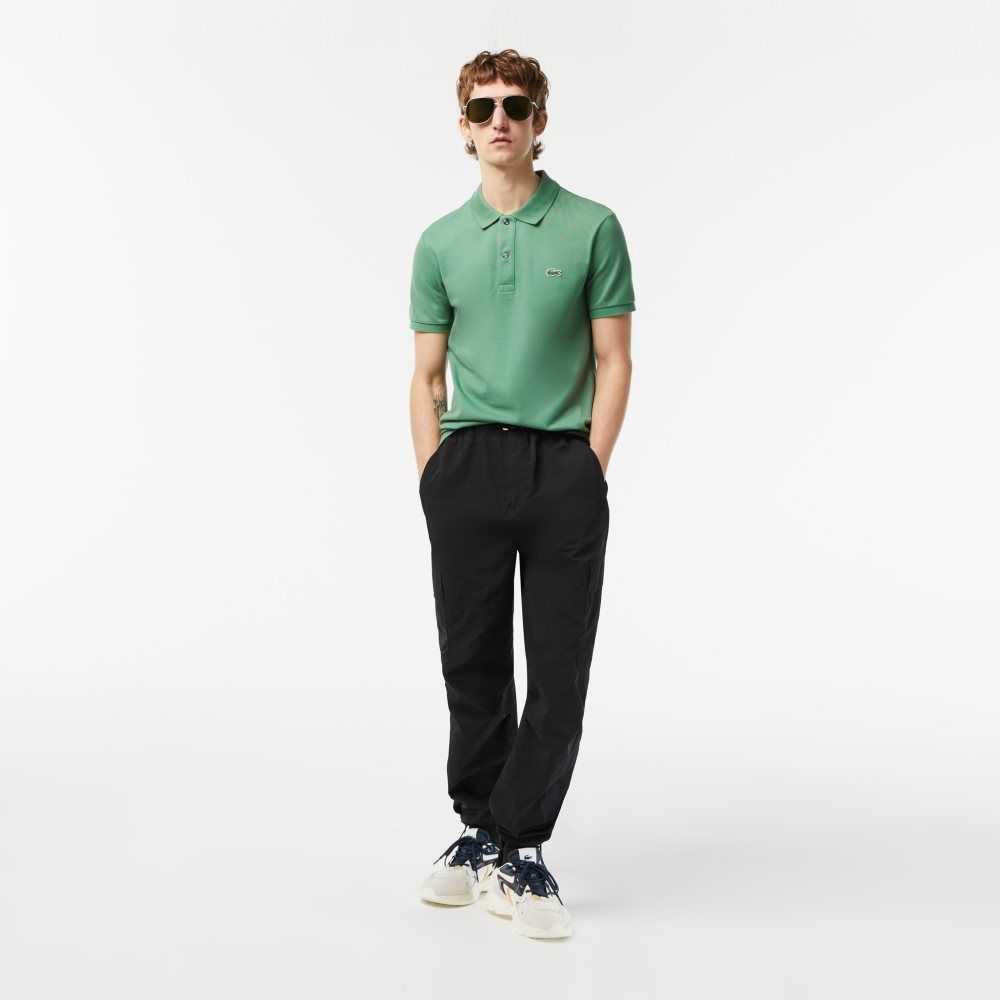 Lacoste Original L.12.12 Slim Fit Petit Pique Bomull Khaki Gröna | ALSCF-6093