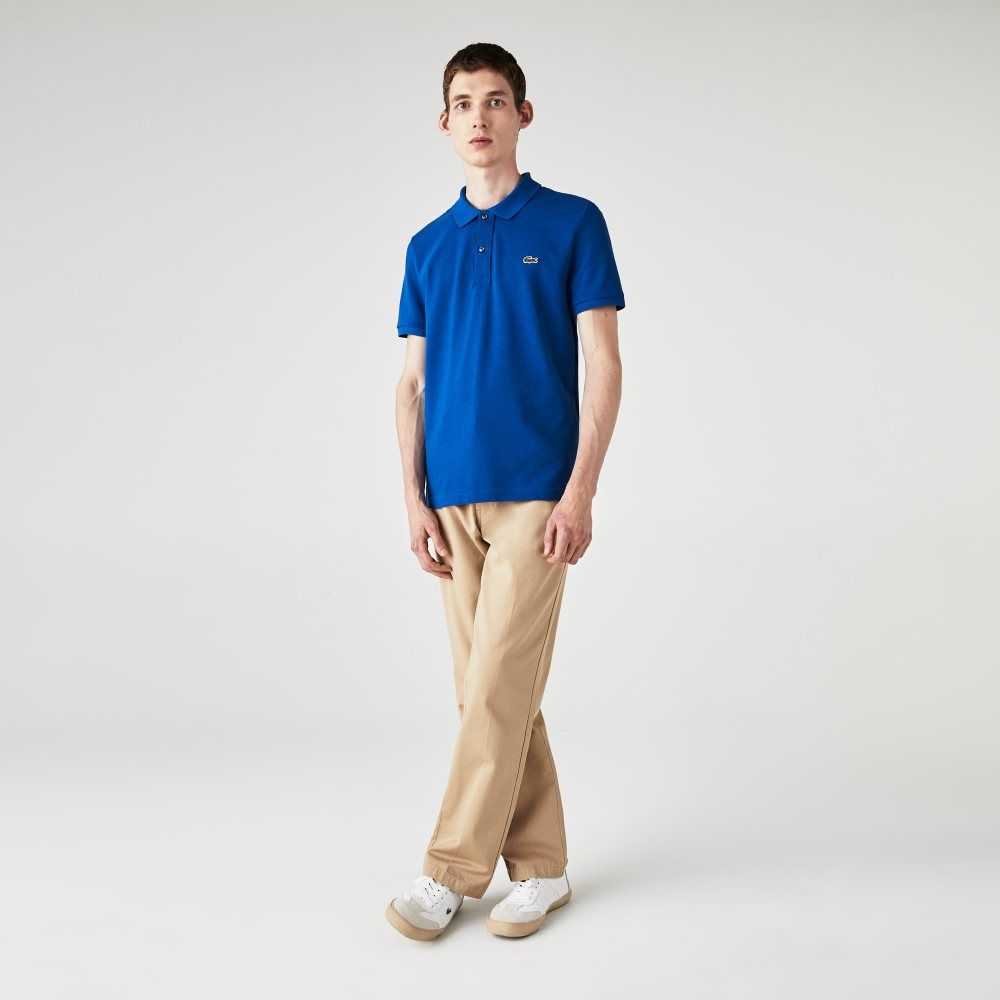 Lacoste Original L.12.12 Slim Fit Petit Pique Bomull Blå | BFKIP-3401