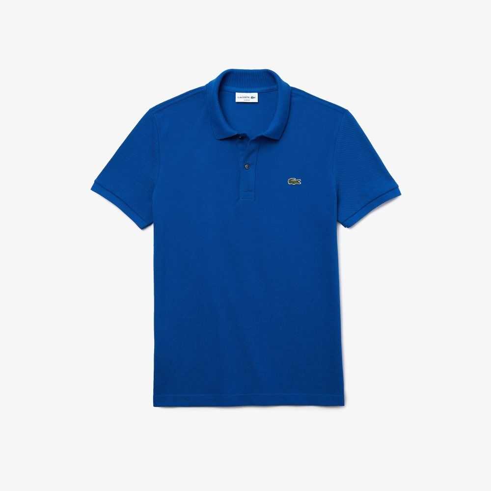 Lacoste Original L.12.12 Slim Fit Petit Pique Bomull Blå | BFKIP-3401