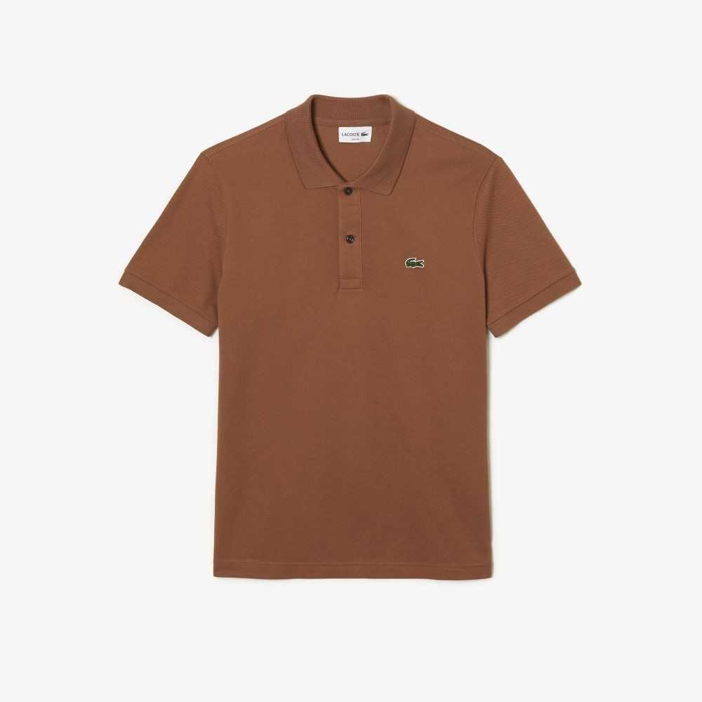 Lacoste Original L.12.12 Slim Fit Petit Pique Bomull Ljusbruna | BHDLS-9150