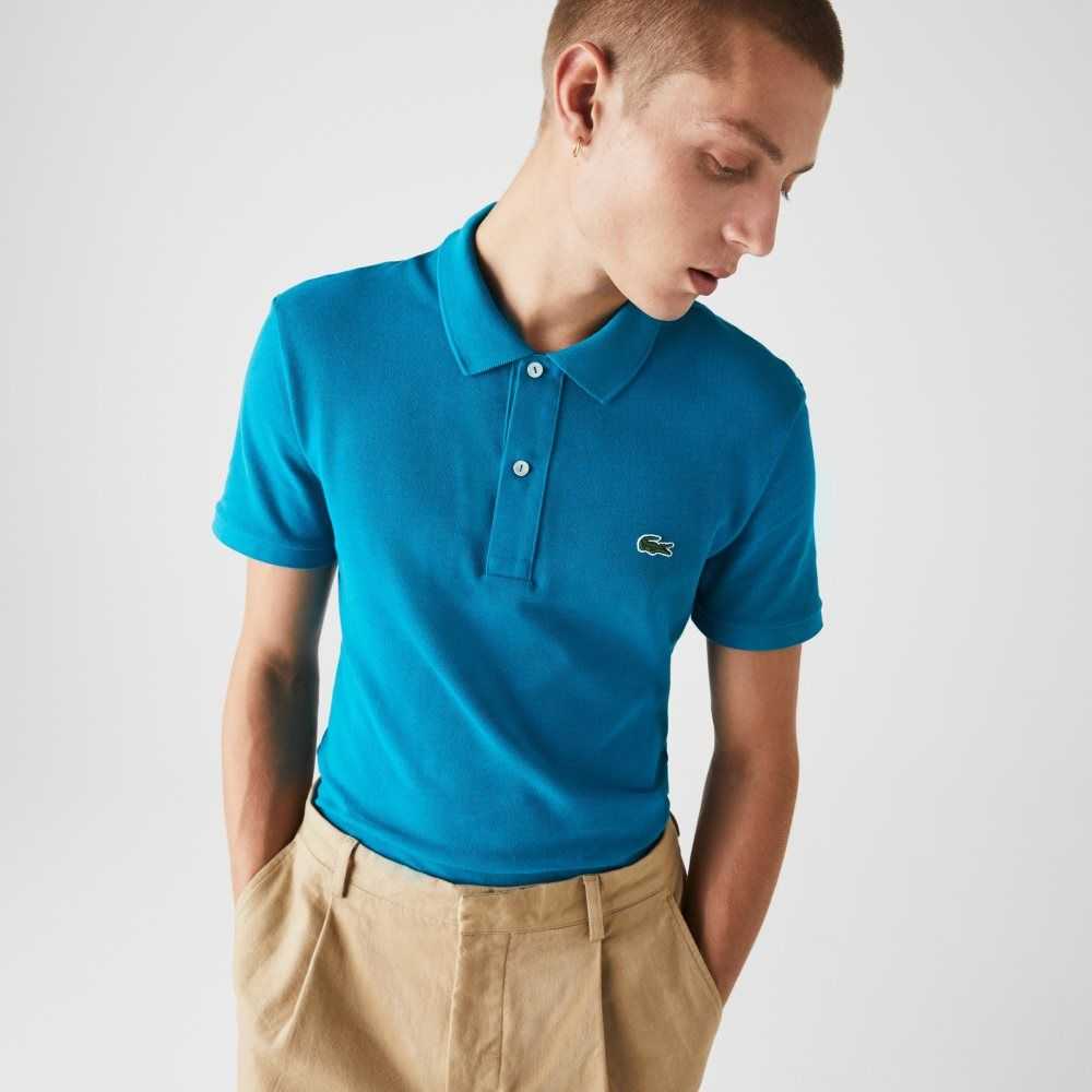 Lacoste Original L.12.12 Slim Fit Petit Pique Bomull Blå | COFMH-8410