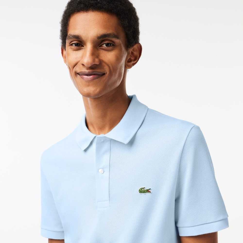 Lacoste Original L.12.12 Slim Fit Petit Pique Bomull Ljusblå | FPLNM-4023