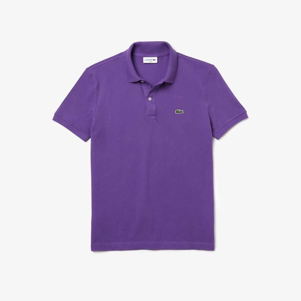 Lacoste Original L.12.12 Slim Fit Petit Pique Bomull Lila | HSQTK-8564