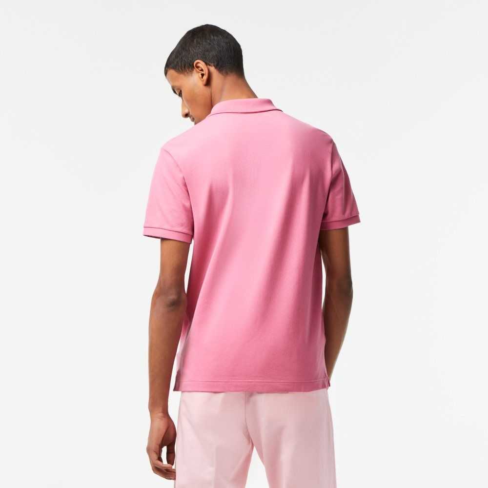 Lacoste Original L.12.12 Slim Fit Petit Pique Bomull Rosa | HYSTV-6875