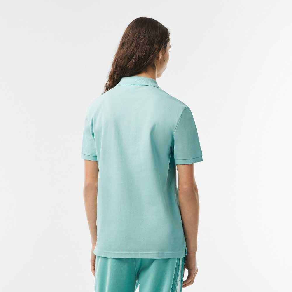 Lacoste Original L.12.12 Slim Fit Petit Pique Bomull Mintgröna | KUEHF-2130